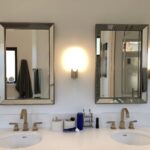 double vanity bathroom lightening